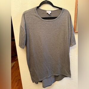 Lularoe Gray Carley Women's Top Sz Small